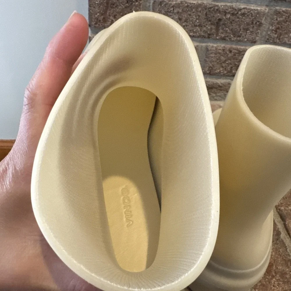 Vince Nia Moonlight Rain Boots Nude Lug Sole Women Waterproof Size 9 #179 - Picture 9 of 15